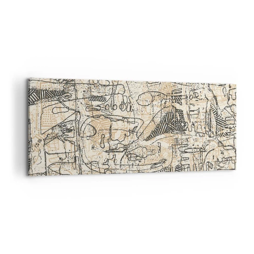 Vászonkép - Dekódolásra vár - 100x40 cm