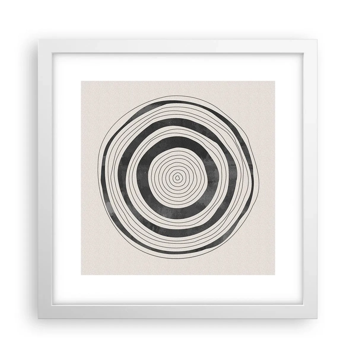 Poszter fekete keretben - Az a fontos, ami a kettő között van. - 30x30 cm