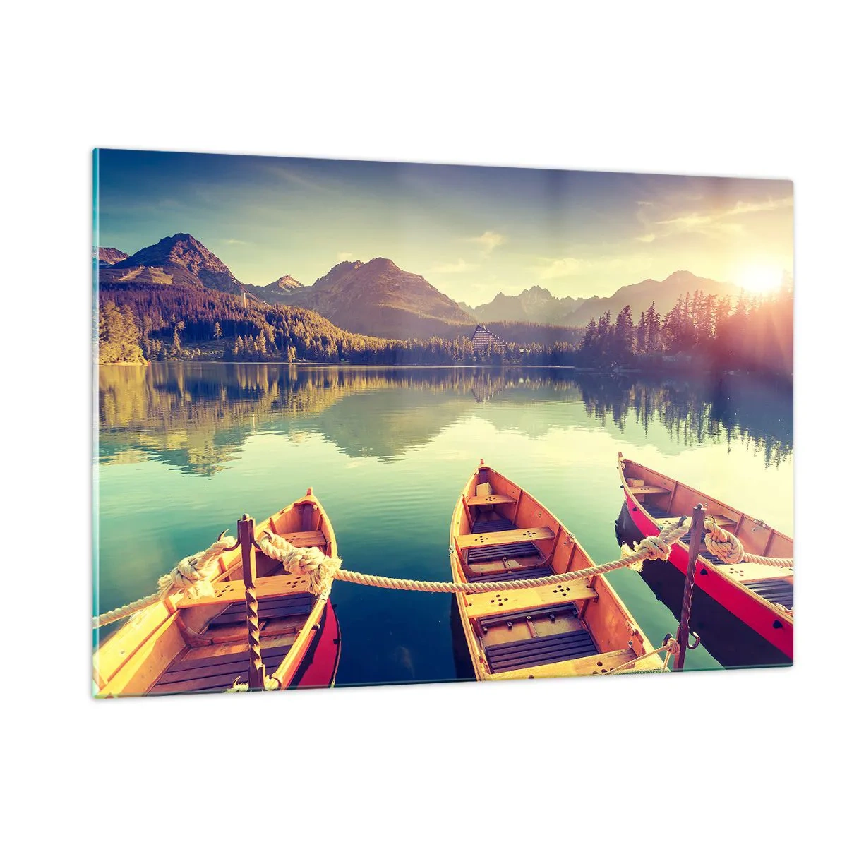 Üveg kép - Élni az ő törvényei szerint - 120x80 cm