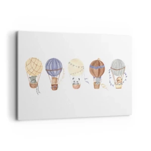 Vászonkép - Barátok egy utazáson - 120x80 cm