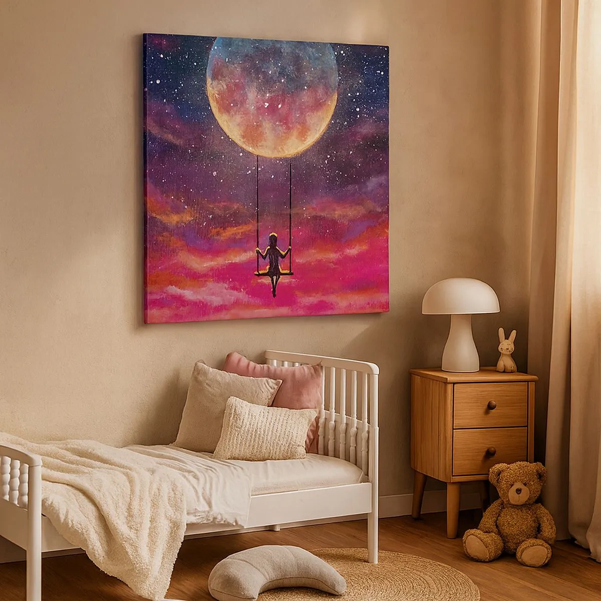 Vászonkép - Álmodozva - 30x30 cm