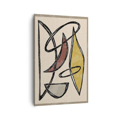 Vászonkép - Függőlegesek és vízszintek - 80x120 cm