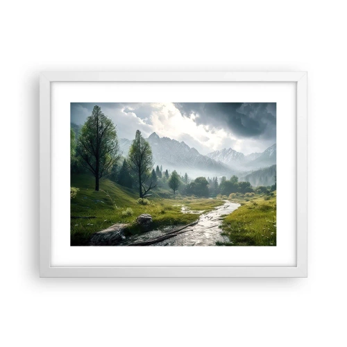 Poszter fekete keretben - Oda és vissza - 40x30 cm