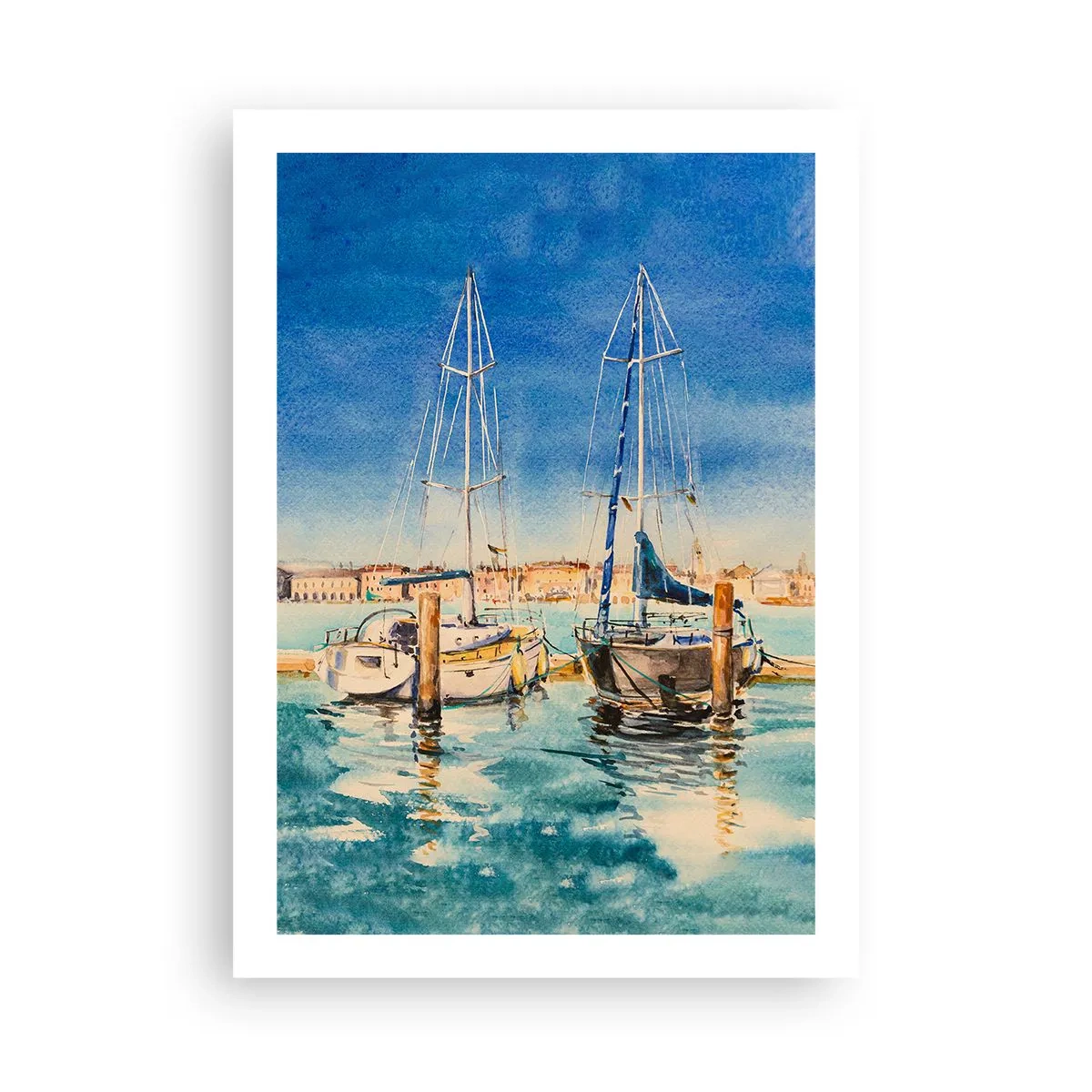 Poszter - Napos lagúna - 50x70 cm