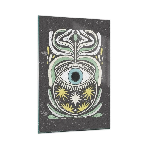 Üveg kép - Törzsi rituálék - 80x120 cm