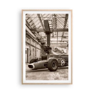 Poszter világos tölgy keretben - A győztes pihenője - 61x91 cm