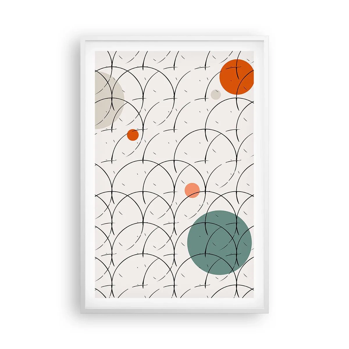 Poszter fekete keretben - A pop-art szellemében - 61x91 cm