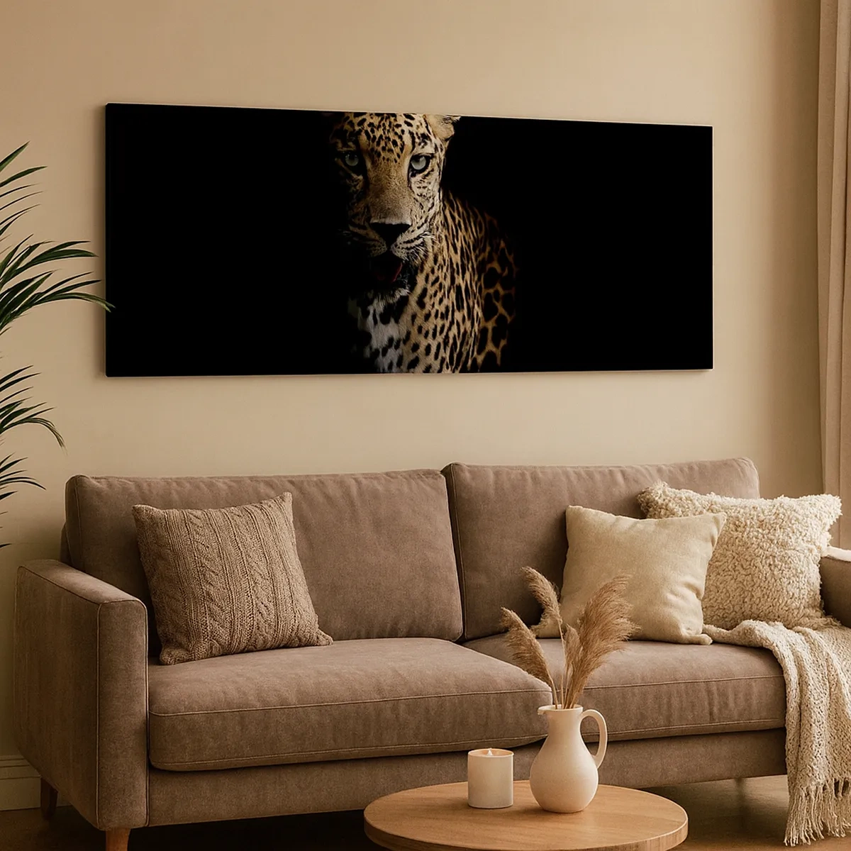 Vászonkép - Sötét szépség - 30x30 cm