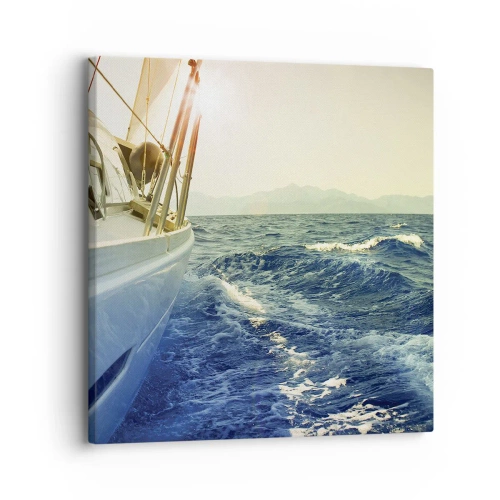 Vászonkép - A kalandhoz - 30x30 cm