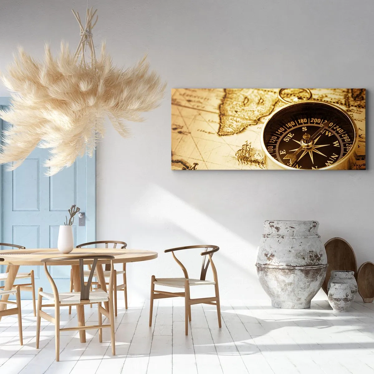 Vászonkép - Keletre, vagy nyugatra? - 100x40 cm