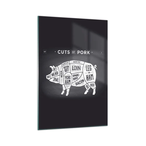 Üveg kép - Mészáros ábécéskönyve - 70x100 cm