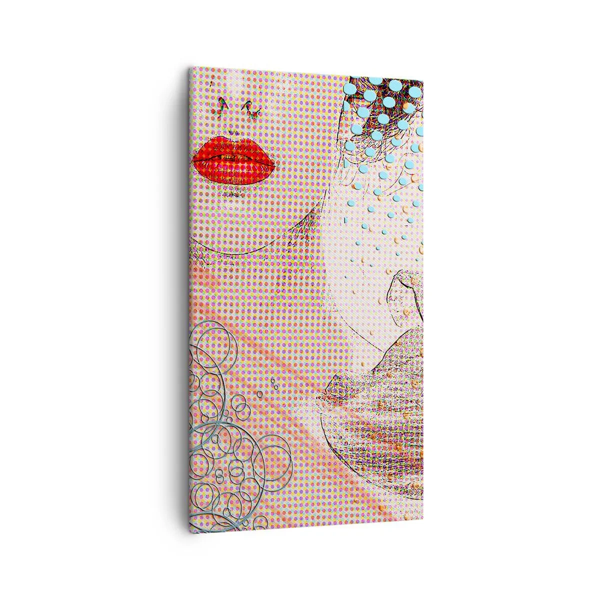 Vászonkép - Képregényes heroin - 45x80 cm