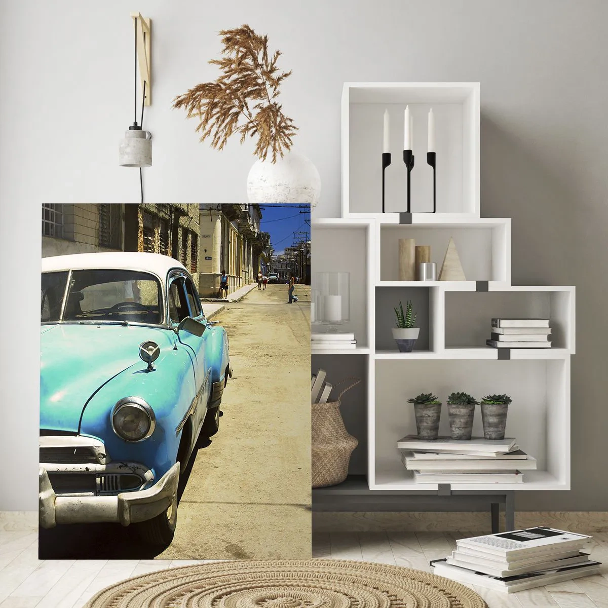 Üveg kép - Evviva Cuba! - 80x120 cm