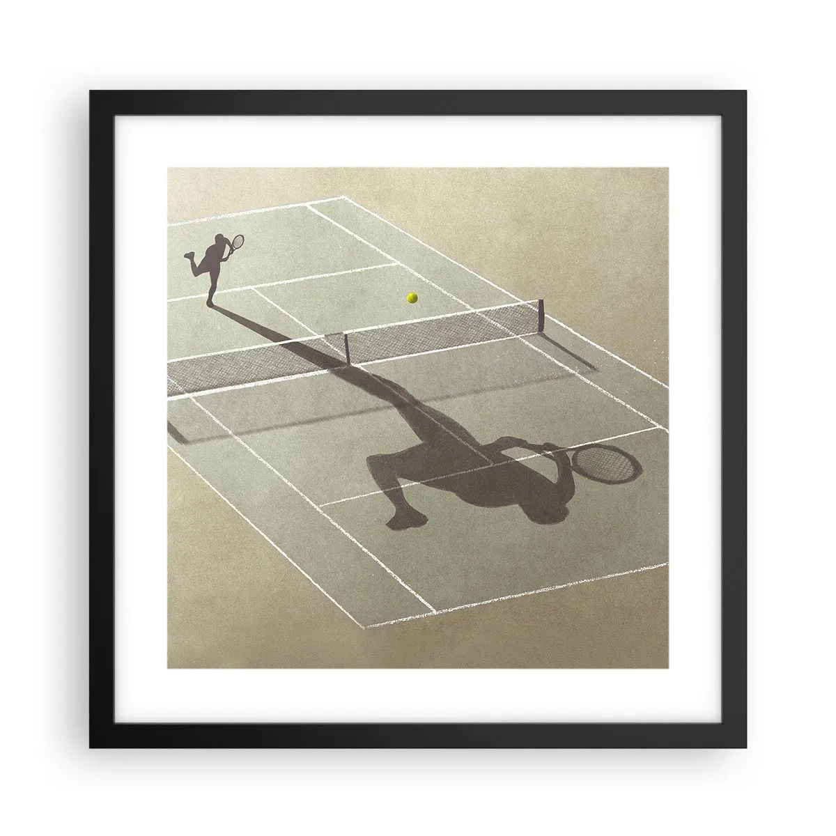 Poszter fehér keretben - Önmagumk legyőzése - 40x40 cm