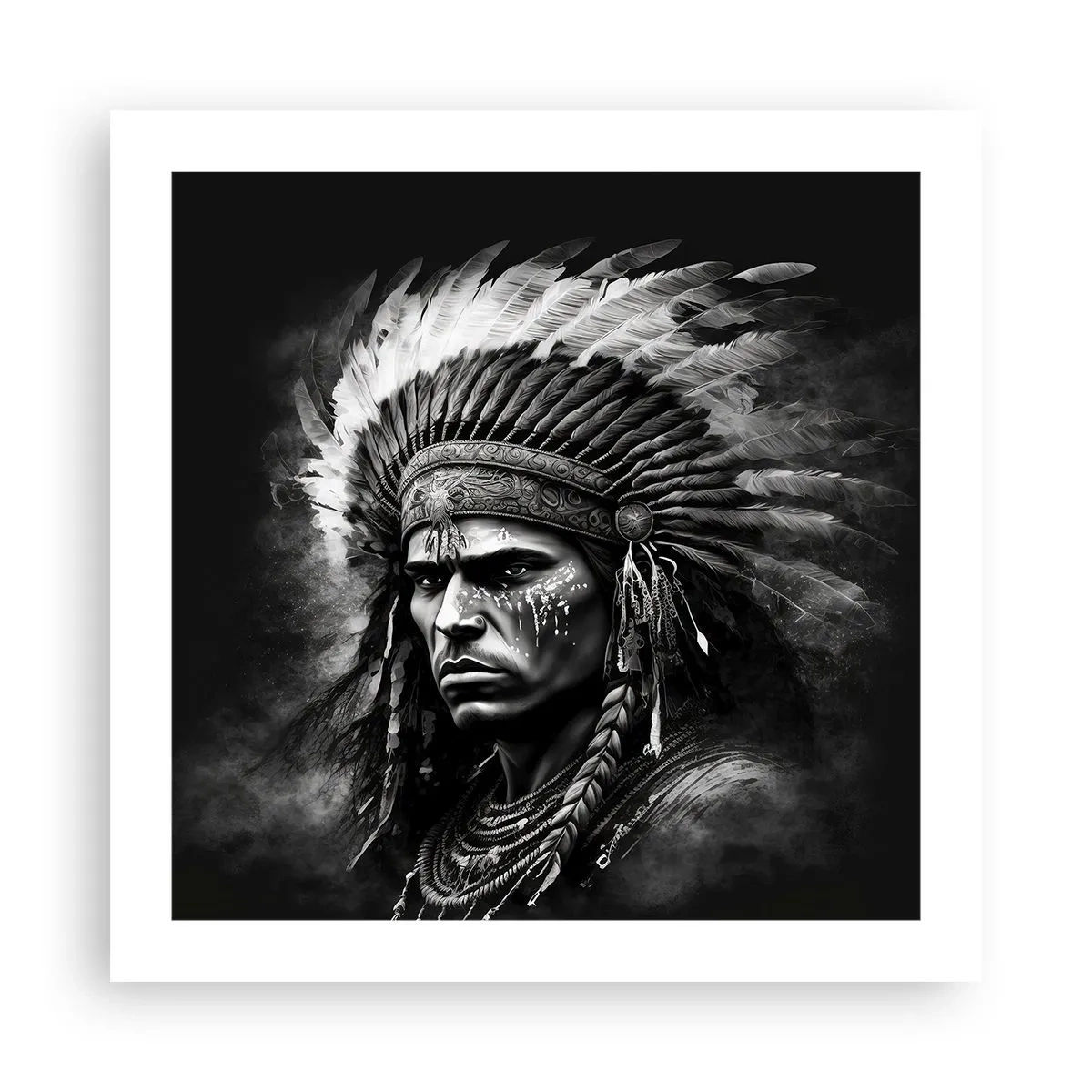 Poszter - Vezér és harcos - 50x50 cm