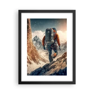 Poszter fehér keretben - Magányos harcos - 30x40 cm