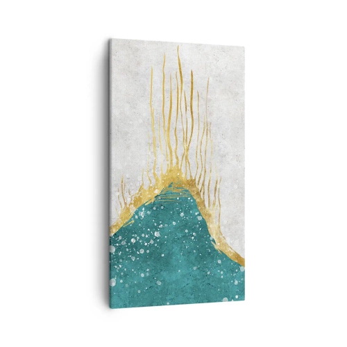 Vászonkép - Aranyló dagály - 45x80 cm