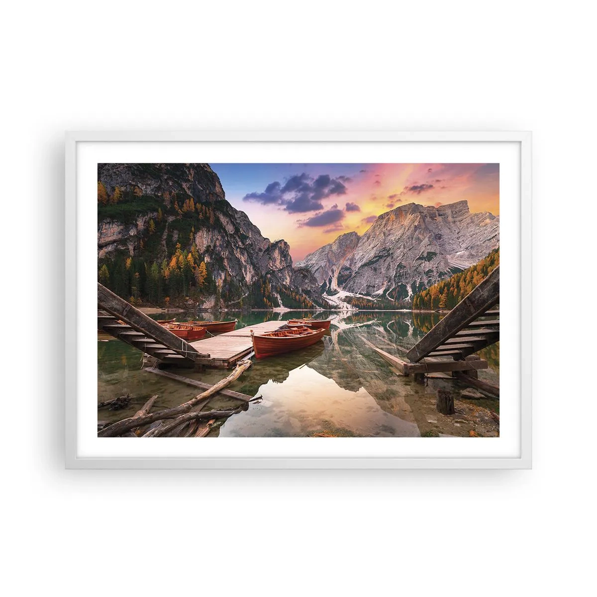 Poszter fekete keretben - A nap ígérete - 70x50 cm