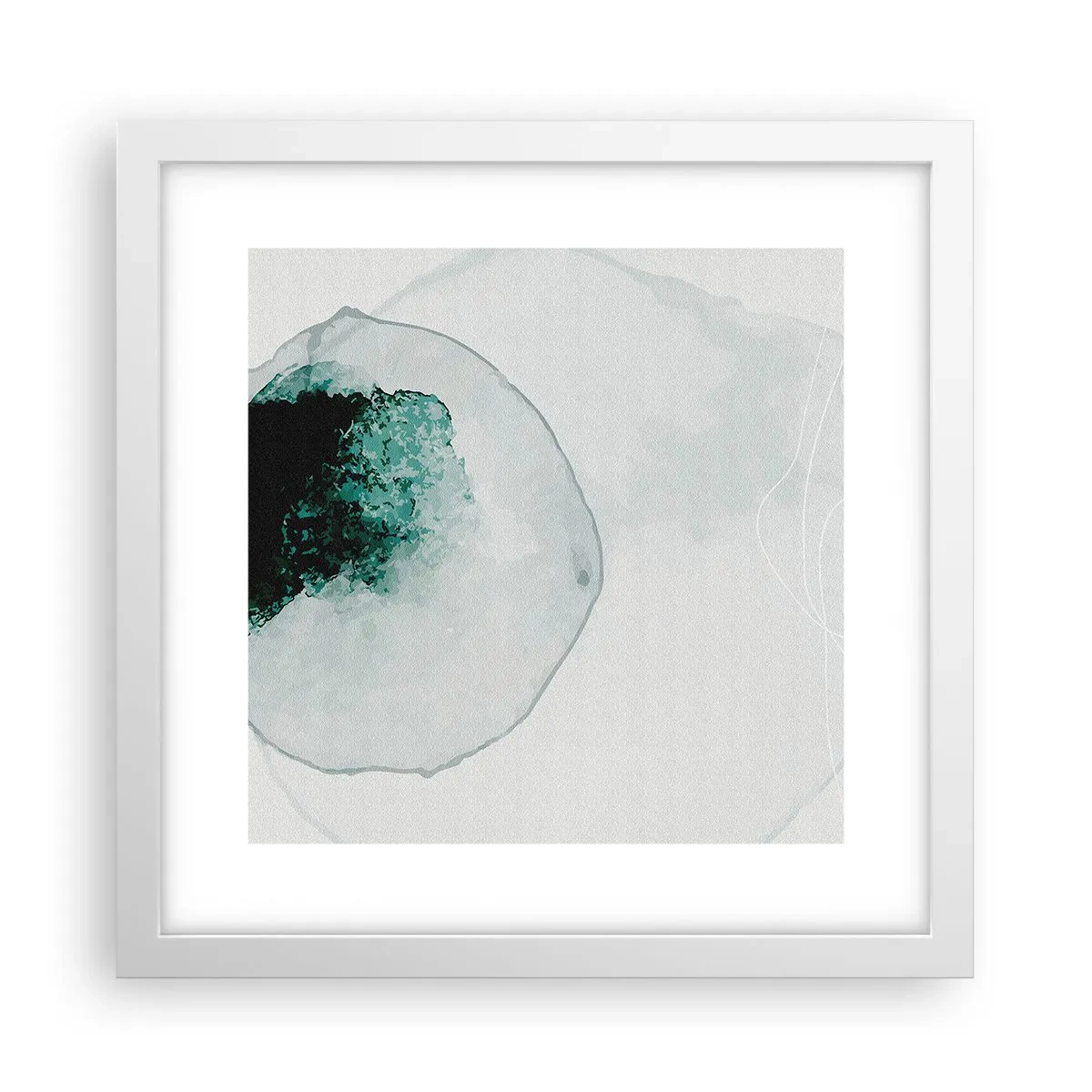 Poszter fekete keretben - Egy vízcseppben - 30x30 cm