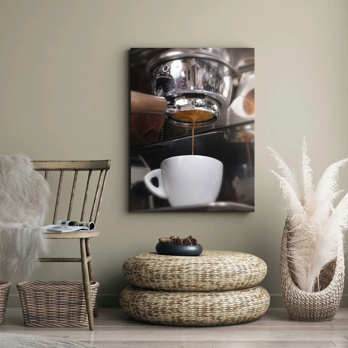 Vászonkép - A nap egy jó pillanata - 45x80 cm