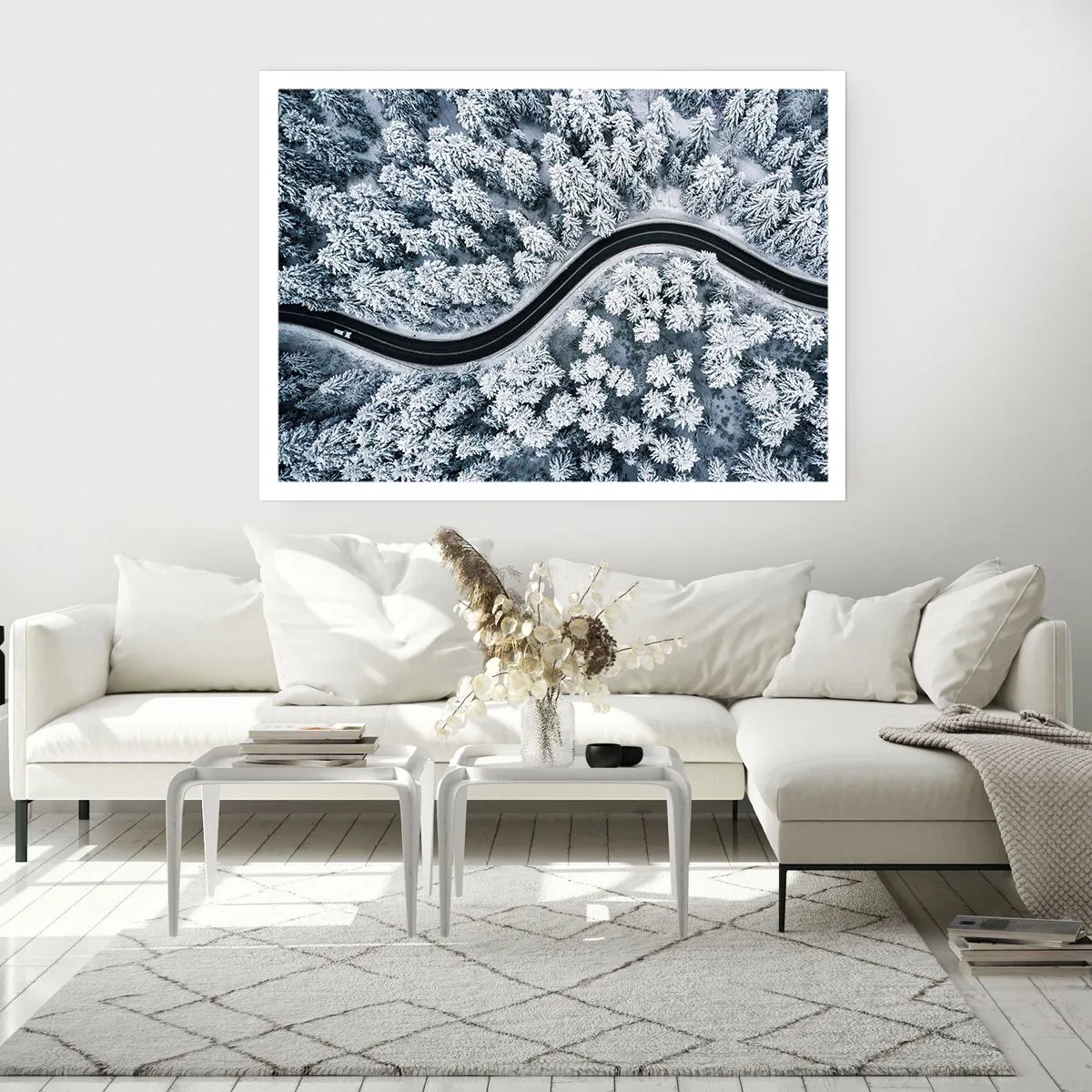 Poszter - A téli erdőn - 91x61 cm