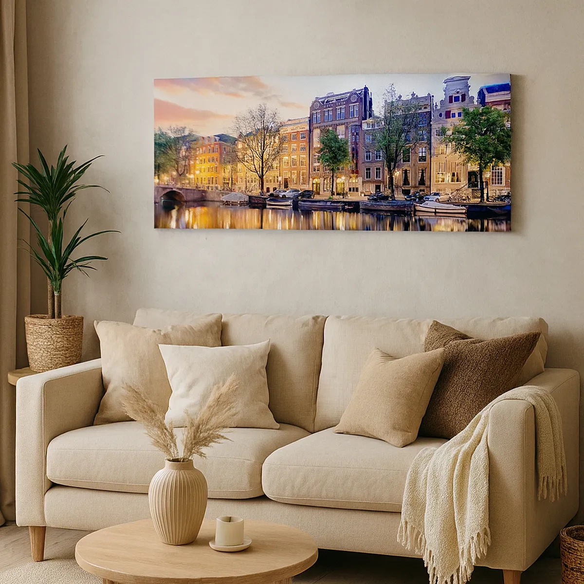 Vászonkép - Visszafogott és derűs holland szépség - 30x30 cm