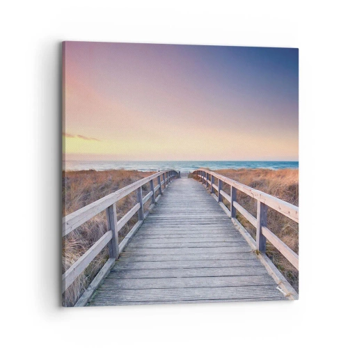 Vászonkép - Balti esti aurora - 70x70 cm