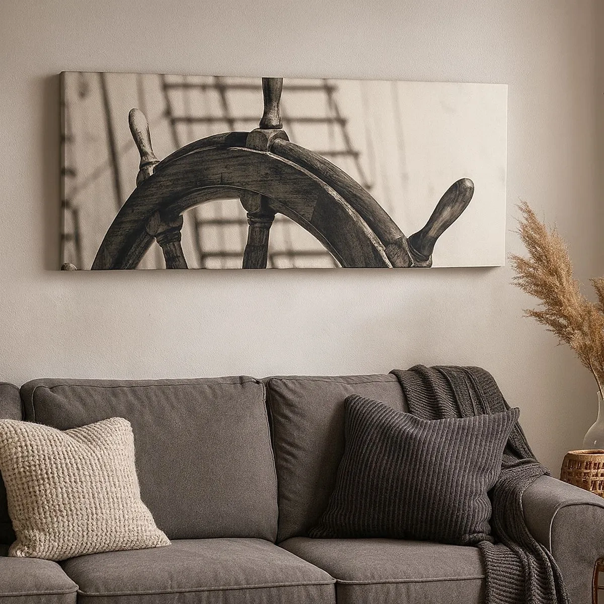 Vászonkép - Tengeri történetek - 100x40 cm