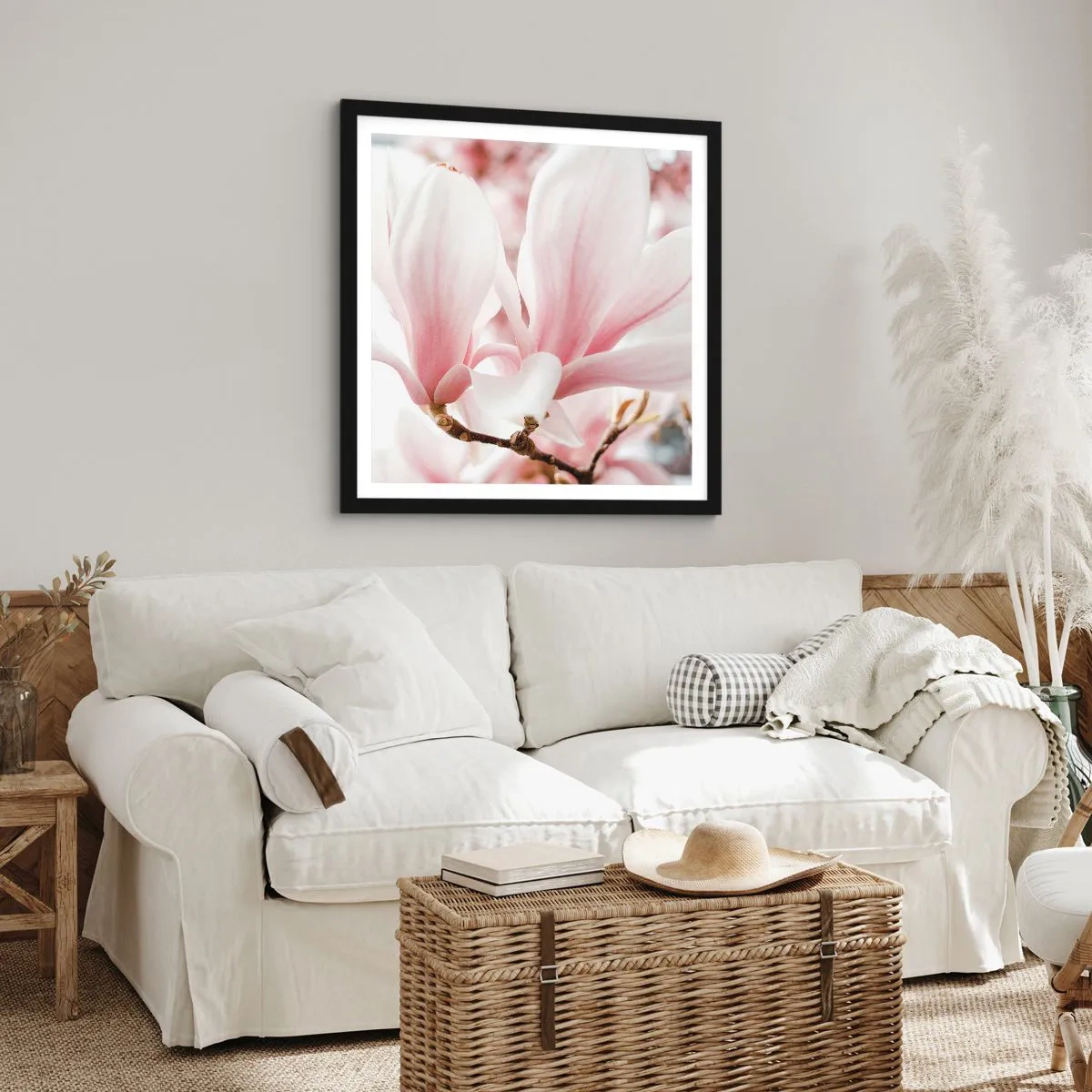 Poszter fehér keretben - Határtalan gyengédség - 60x60 cm