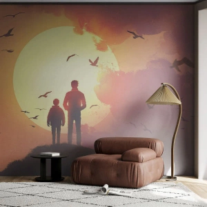 Fotótapéta Standard Eco - Szemtől szembe a nappal - Absztrakció, Fantázia, Darab - 250x175 cm