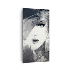 Vászonkép - Szürke fátyol mögül - 65x120 cm