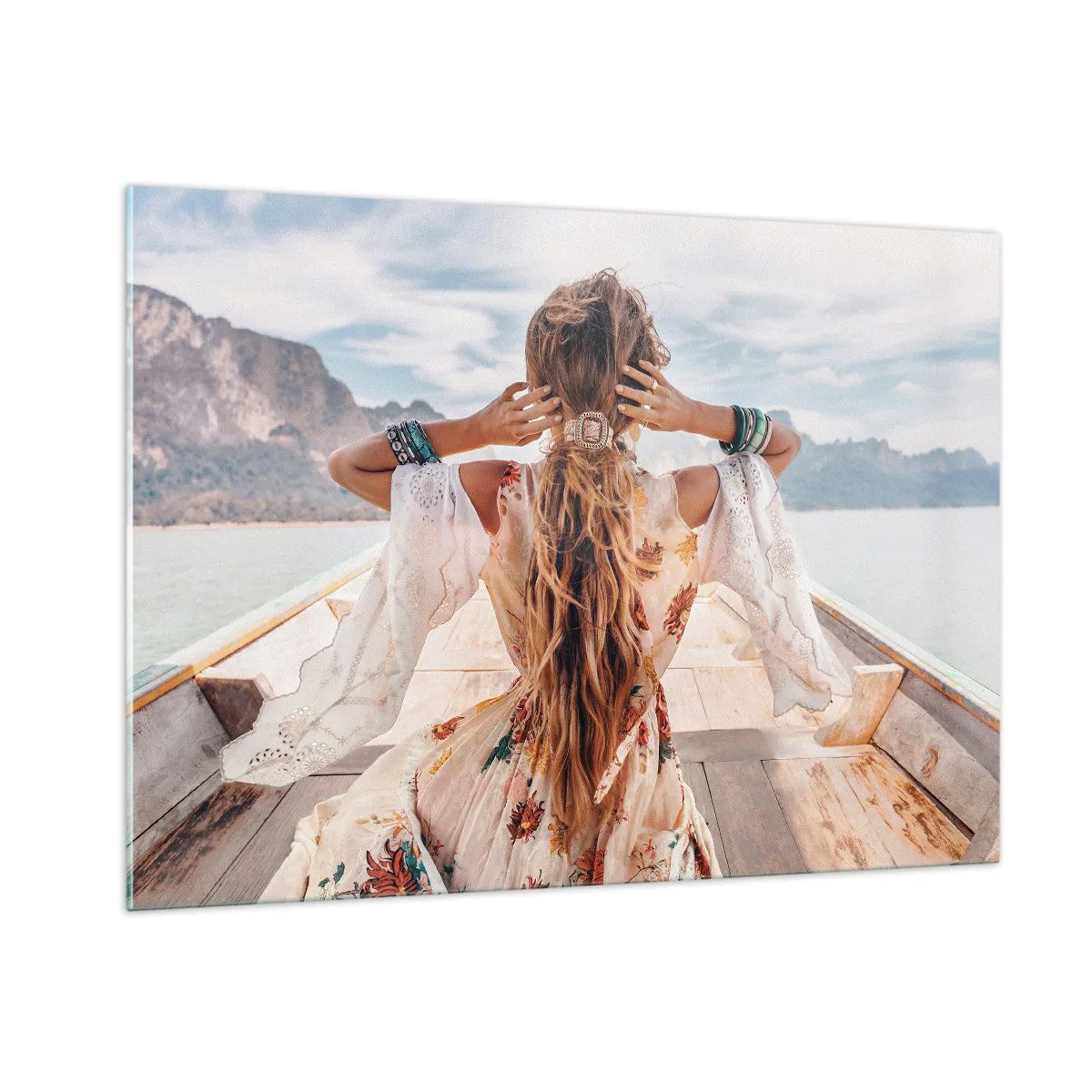 Üveg kép - Az út a boldogság felé - 100x70 cm