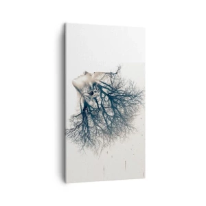 Vászonkép - Hallgatva a fa suttogását - 45x80 cm