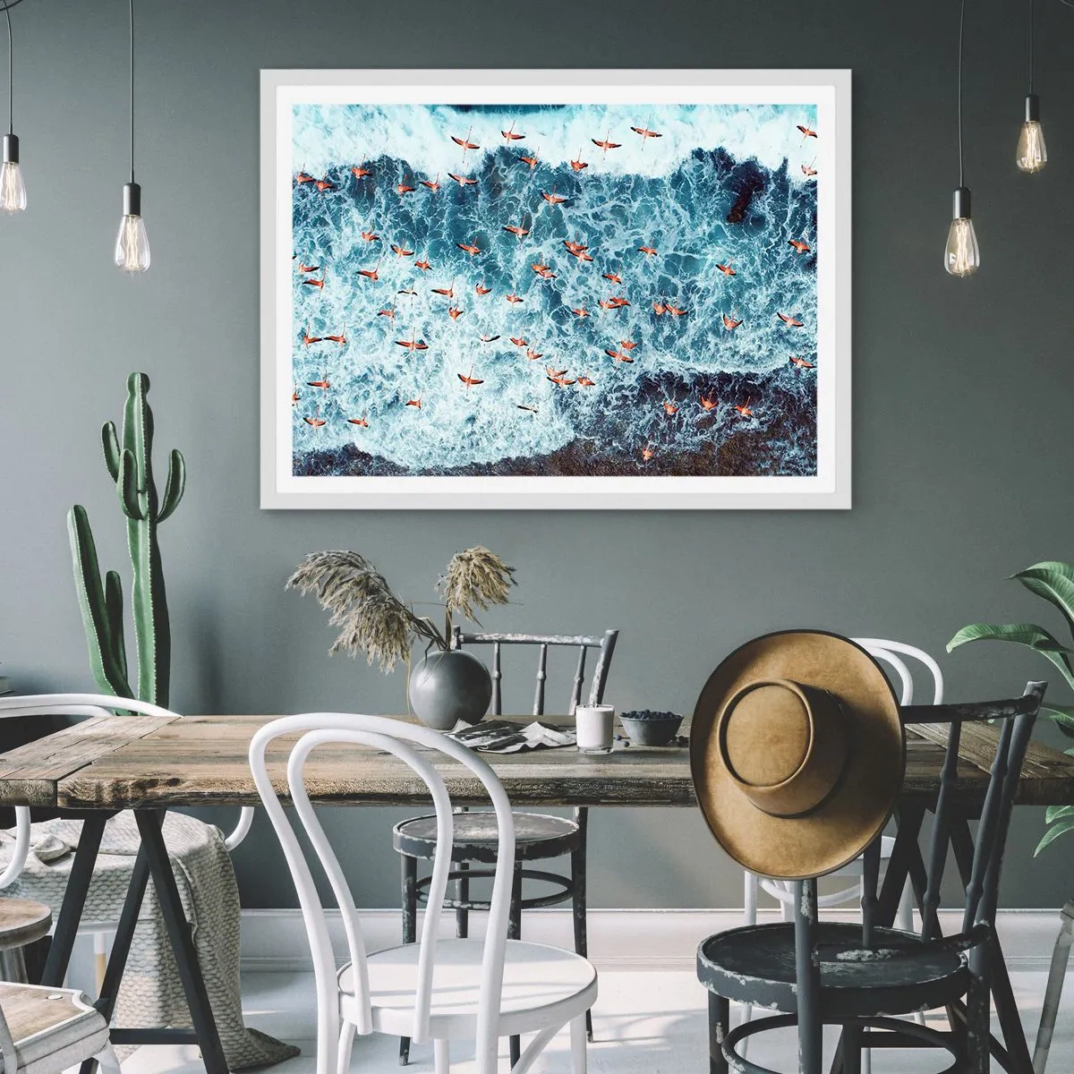 Poszter fekete keretben - A tengerparti parádé - 100x70 cm