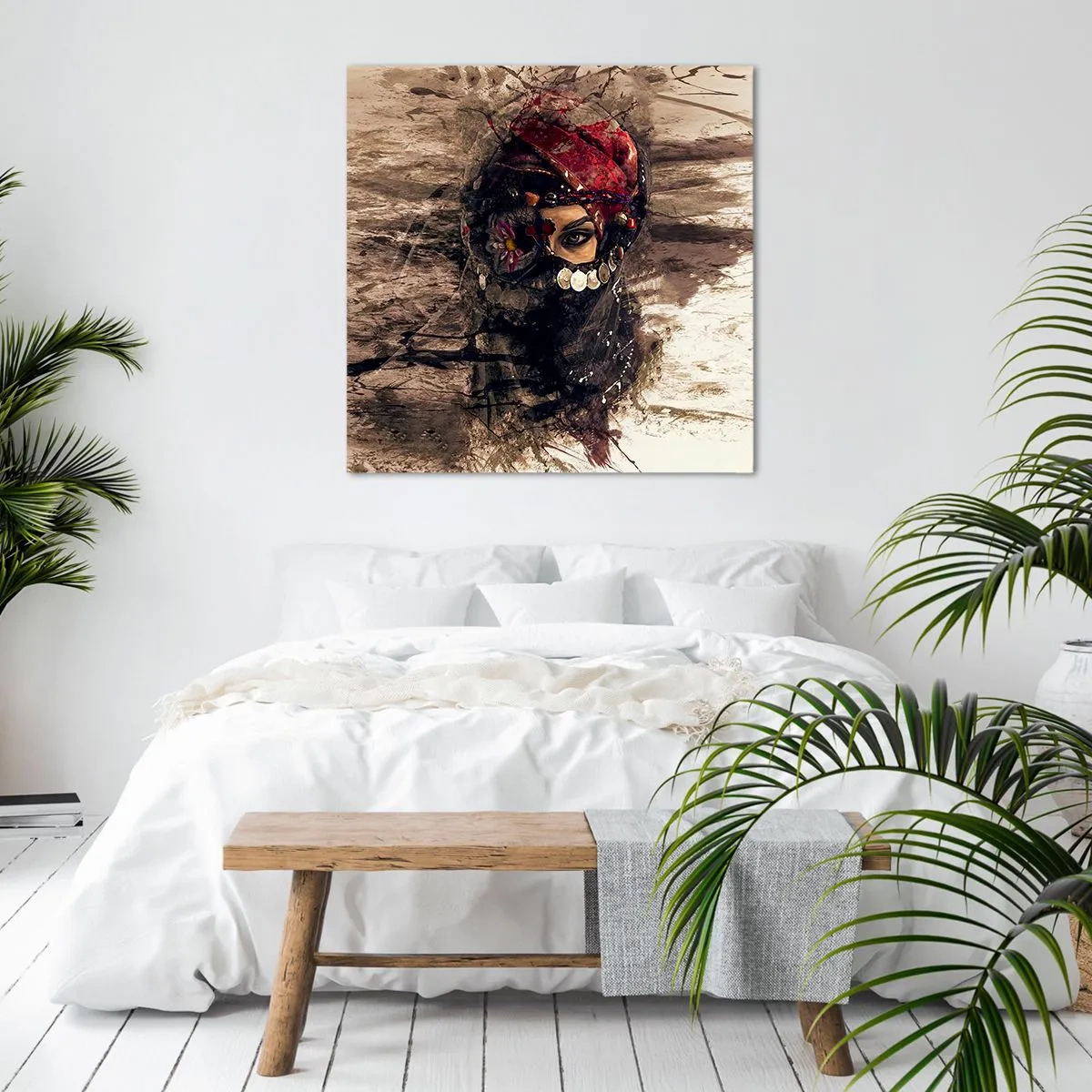 Vászonkép - Legalább riasztó - 60x60 cm