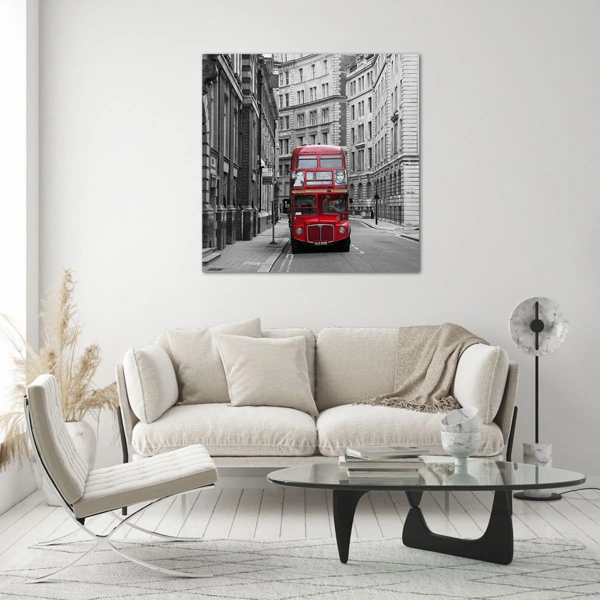 Üveg kép - A mindennapi életnek nem kell szürkének lennie - 60x60 cm