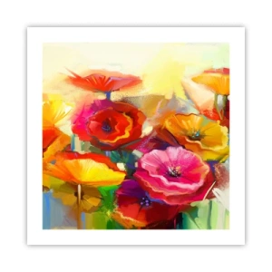 Poszter - Nem csak piros - 50x50 cm