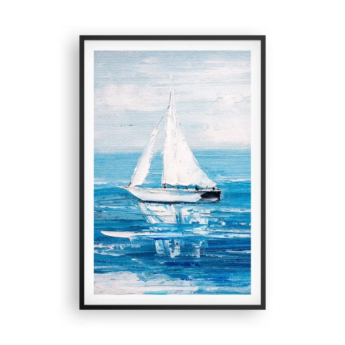 Poszter fehér keretben - Egy barátoddal az oldaladon - 61x91 cm