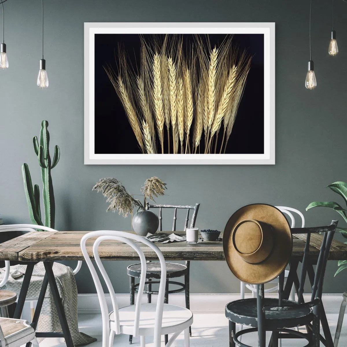 Poszter fekete keretben - Rusztikus varázslat - 100x70 cm