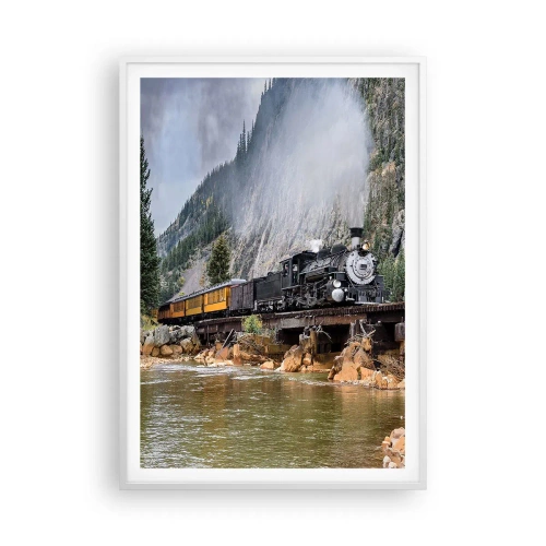 Poszter fekete keretben - Hova? Hova? - 70x100 cm