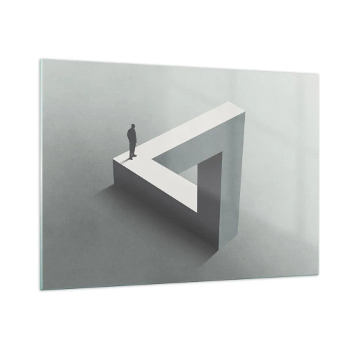 Üveg kép - És mégis lehetséges - 100x70 cm