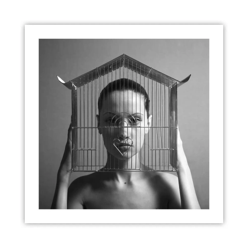 Poszter - Kissé szürreális portré - 50x50 cm