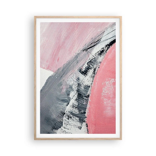 Poszter világos tölgy keretben - Hozzáillő kompozíció - 70x100 cm