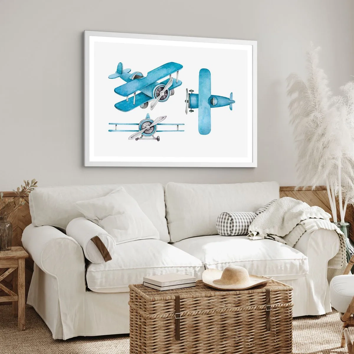 Poszter fekete keretben - Egy született győztes - 91x61 cm