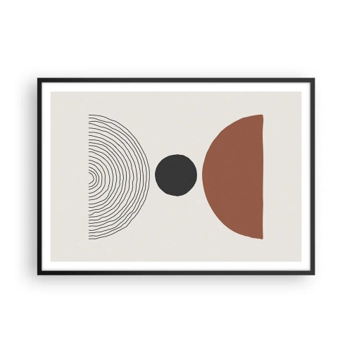 Poszter fehér keretben - A figyelem középpontjában - 100x70 cm