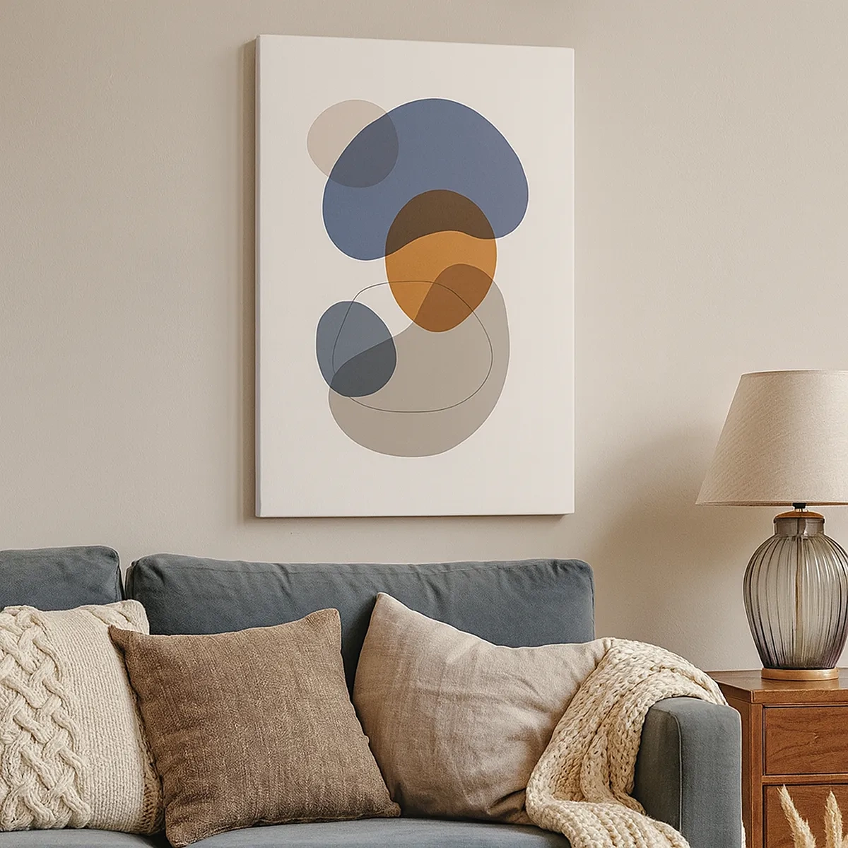 Vászonkép - Színek cseppjei - 50x70 cm