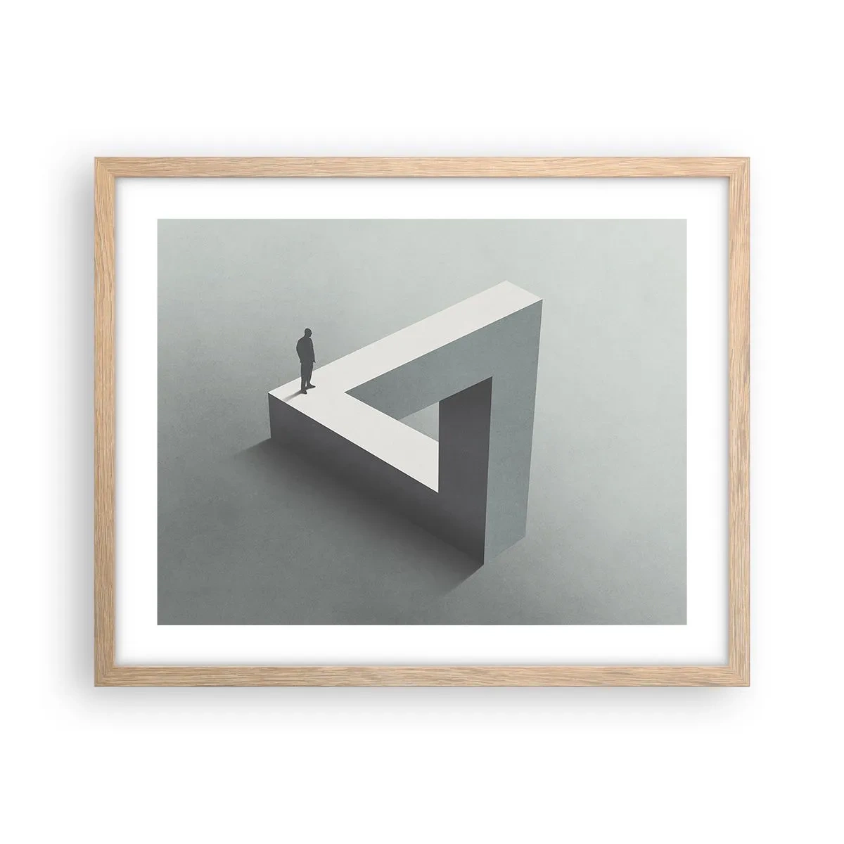 Poszter világos tölgy keretben - És mégis lehetséges - 50x40 cm