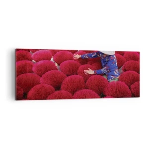 Vászonkép - A rizsföldön - 140x50 cm