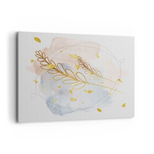 Vászonkép - Aranyszínű fuvallat - 100x70 cm