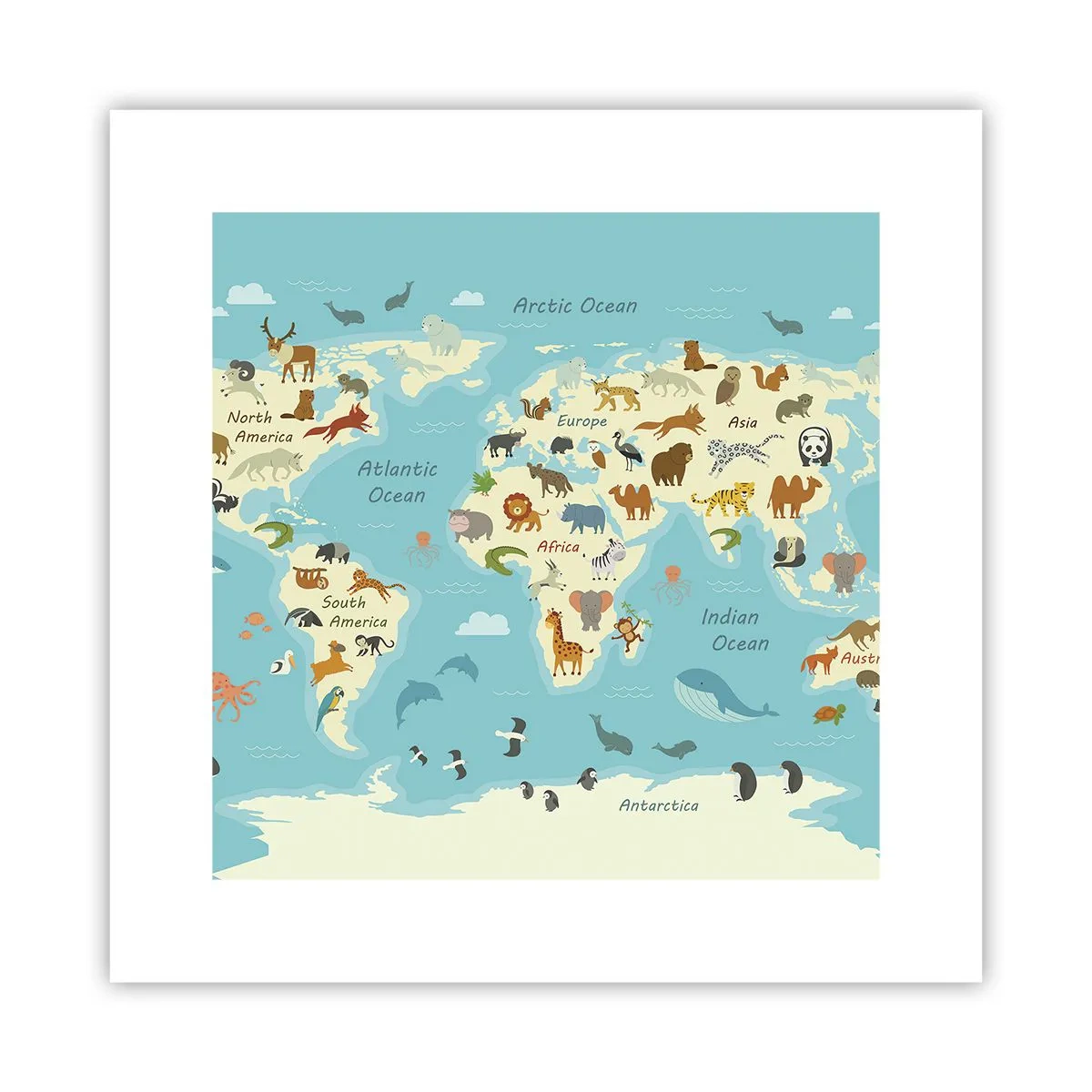 Poszter - Jó szomszédok - 30x30 cm